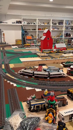 364 reactions · 8 comments | Nice to see LEGO Trains moving around the layout again! #lego #afol #legophotography #legostagram #legoyoutube #adamsbrickjunction #legolayout #legoroom #legotrain #legocity #legomils #legocommunity #instalego #toyphotography #toystagram | Adam's Brick Junction | Facebook