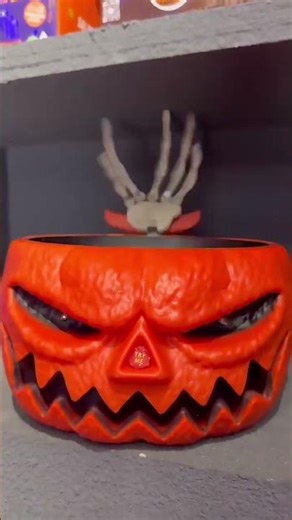 🎃 Motion Candy Bowl with Skeleton Hand | ZA-Zola Halloween