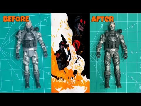 How To Custom Paint: G.I. Joe Classified Firefly Vest Mod & Custom Paint