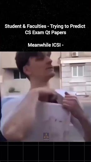 Students predict CS papers 🤓📚 Meanwhile ICSI drops surprises 😎💣 #CSLife #ICSIReality #ExamMemes