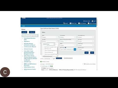 How to look up a TCDS *updated
