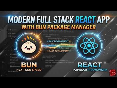 Build a Modern React Full Stack App Using Bun Package Manager (Tamil)