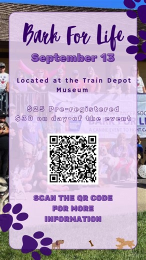 3.4K views · 44 reactions | Grab your leash and join us for Bark for Life 2025! ✨ When: Saturday, September 13 at 10 a.m. Where: Depot Museum, 101 W Tehachapi Blvd. Celebrate our four-legged friends while supporting the fight against cancer.  Bring your pup, your family, and your comfy shoes—let’s walk together for a cause that matters! Register online at www.relayforlife.org/barktehachapi | City of Tehachapi, CA Government | Facebook