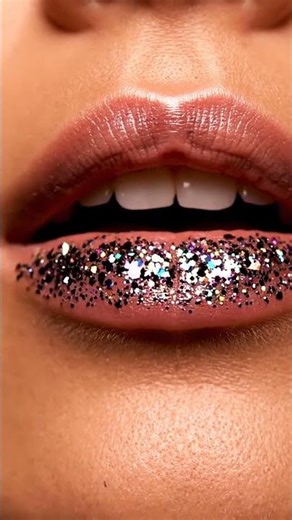 ASMR Obsidian Diamond Shard Lipstick Transformation 🖤💎✨ | Sharp Crystal Close-Up Sounds