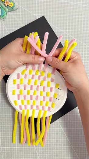 DIY Paper Plate Woven Basket | Easy Craft for Kids & Adults! #papercrafttutorial #papercrafter
