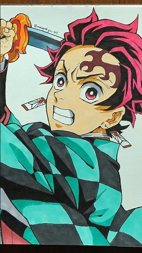 Tanjiro drawing from infinity castle kimitsu no yaiba #shorts #anime #demonslayer