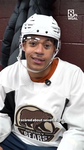 WGAL’s Bethany Miller, Jacob Hall hit the ice (literally) with the Hershey Bears