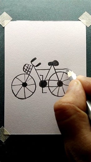 154K views · 1.1K reactions | Step by step cycle drawing | Easy drawing for kids | Facebook