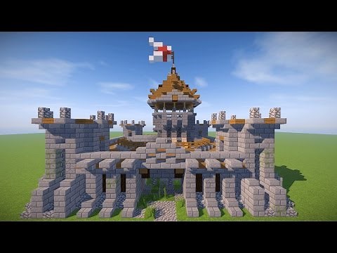 SMALL MINECRAFT CASTLE TUTORIAL ( Survival Castle )