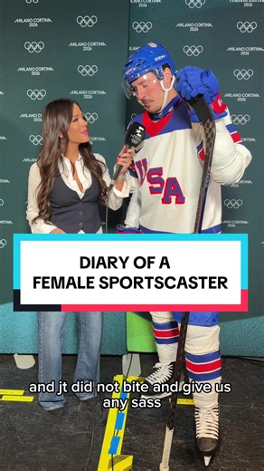 DAY 6: Welcome to Intermission Chaos!! 🏒 #MilanoCortina2026 #Olympics #DiaryOfAFemaleSportscaster #Hockey #vlog