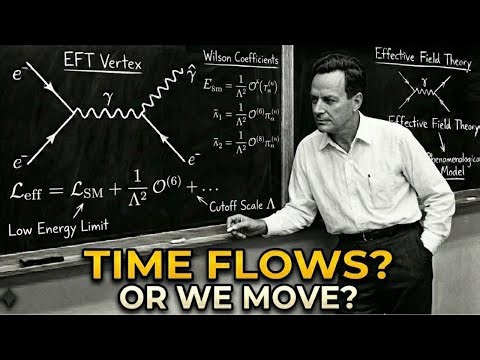 Does TIME Flow Or Do We Move Through It — Feynman's Honest Struggle