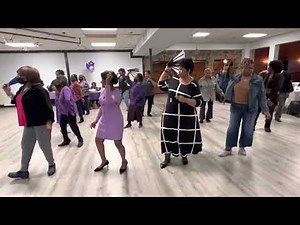 DMV Senior Hand Dancers - Work It Line Dance Lead By Carolyn Reeves