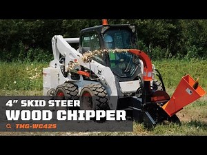 TMG Industrial 4” Skid Steer Wood Chipper - TMG-WC42S