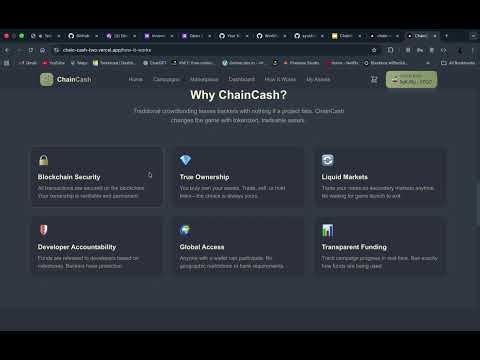 ChainCash (CodeCatalysts) | Blockchain Crowdfunding for Indie Games on Ergo
