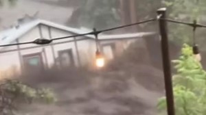 New Mexico house swept away in flash flood