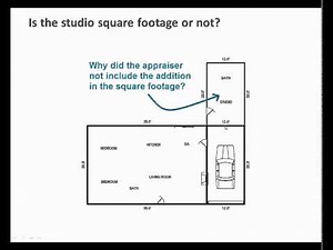 Can a detached structure be included in the square footage? (from a Sacramento appraiser)