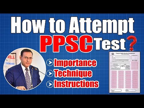 How To Attempt PPSC test?/Importance/ Technique/Instructions