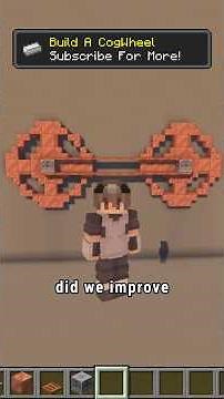 Minecraft CogWheel Design (Tutorial) #minecraft #minecraftbeauty #minecraftguide