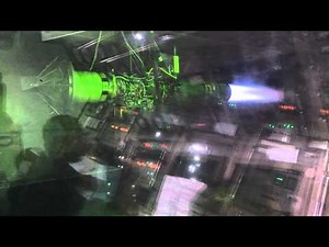 J-85 afterburner in test cell (2)