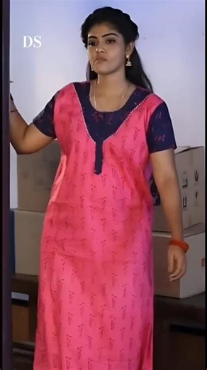 ✨💗 Radiant Pink Nighty Home wear Traditional Soft Style for Graceful Women | #DesiSarees