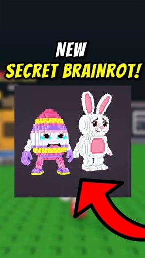 NEW SECRET EASTER BRAINROT! 🐰😱 #roblox #shorts #stealabrainrot
