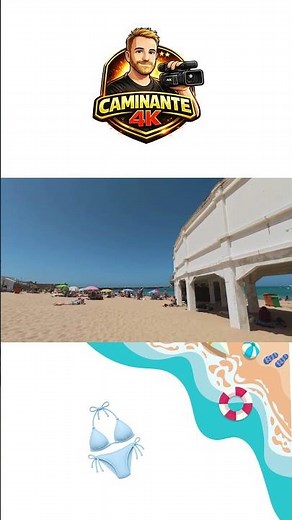 Playa de la CALETA Cádiz SPAIN-4k Summer Beachwalk 2026 | We ❤️ Cádiz