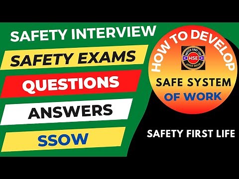 A safe system of Work | how to develop and implement a safe system of work #safetyfirstlife #hse PTW