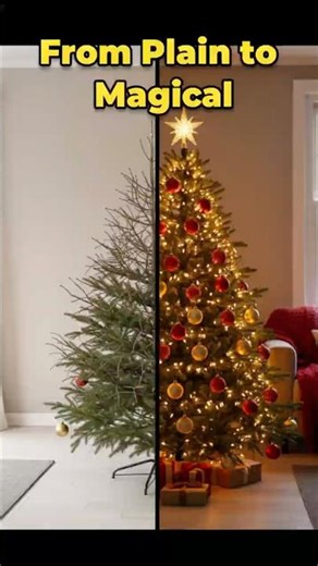 From Plain to Magical #timelapse #shorts #christmas