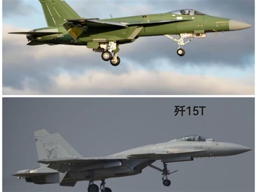 歼15T与F18