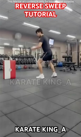 Reverse Sweep Kick Tutorial #martialarts #taekwondo #shorts #tutorial #youtubeshorts