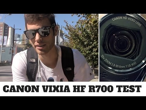 Canon VIXIA HF R700 Camcorder Review and Test (Camcorder for Vlogging)