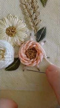 Stitching a Rose embroidery photo frame 🖼️ ✨ #handembroidery #embroiderypatterns