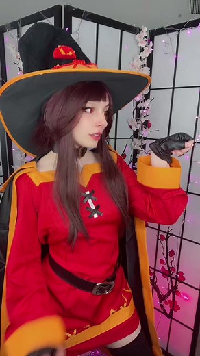 Megumin Cosplay from Konosuba: Egirl Anime Transformation