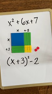 Completing the square using algebra tiles! | Rise over Run