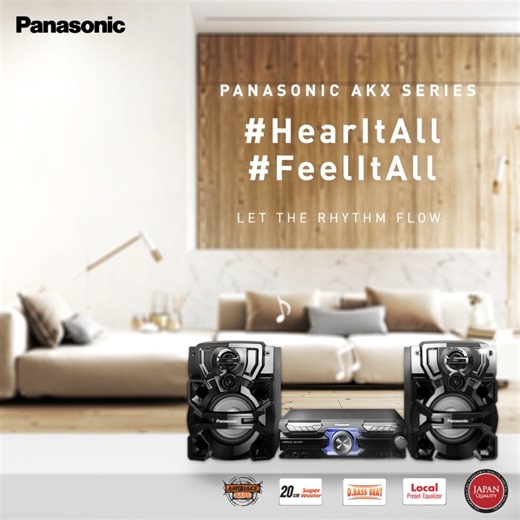 Ride your music and take a solitary trip down memory lane with your Panasonic AKX series speakers. ​ #HearItAllFeelItAll. Grab your speakers here: https://bit.ly/Panasonic_UA | Panasonic Philippines