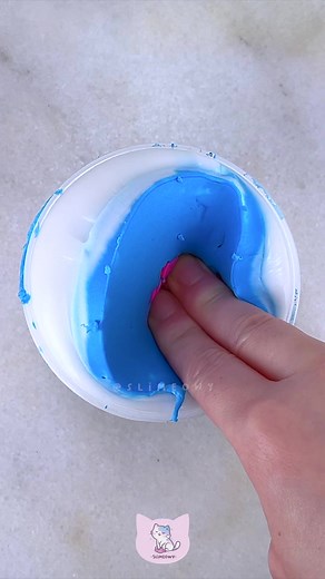 Slime ASMR 💙🍪 Blue Frosted Cookie from @slimesweetpea :) A diy clay slime with a super glossy base, blue clay topper, & rainbow sprinkles! Turns into a squishy clay slime scented like sugar cookies 🫶 #slime #asmr #satisfying #diyclayslime #slimemixing #relax #tingles #slimereview #claymixing