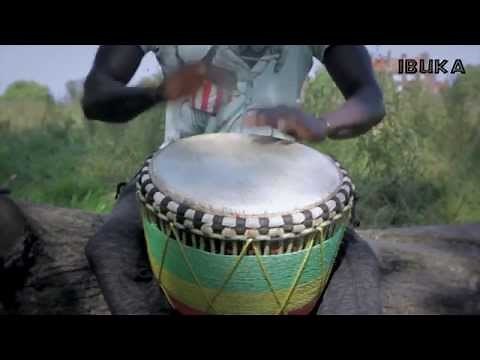 Traditional Djembe drummer