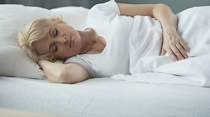 Happy Middle-aged Female Sleeping Bed On Stock Footage Video (100% Royalty-free) 33021247 | Shutterstock