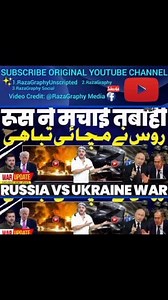 8.9K views · 308 reactions | Russia vs Ukraine: Russia caused massive destruction . Ukraine is under extreme pressure | Half of Ukraine’s gas supply is gone #BreakingNews #news #russia #ukraine #RazaGraphy | Raza Graphy | Facebook
