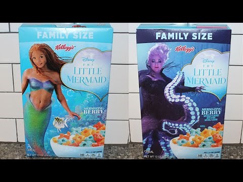 Kellogg’s Disney The Little Mermaid Mermazing Berry Cereal Review