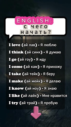 ❓ENGLISH: с чего начать❓