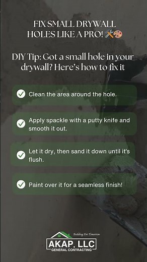 Fix Small Drywall Holes Like a Pro! 🛠️🎨