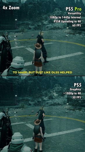PS5 Pro Finally Delivers REAL 4K 60FPS 😳 #ff7rebirth #ps5pro
