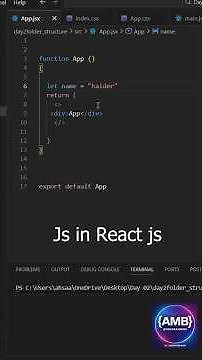How to Use JavaScript in ReactJS JSX | Variables, Objects & Arrays #CodingAces#reactjsJavascript