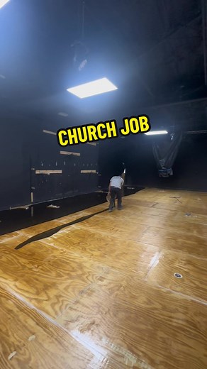 Replying to @krystaljeph lots of patching, more prep and stage work. Metallic floors are tidious 😵‍💫 #theepoxypros #metallicfloor #epoxy #metallicepoxy