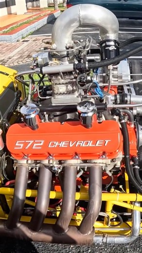 INSANE 572 Big Block Street Legal Drag Car! 😱 This Yellow Beast is Pure POWER!