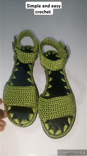 The easy #crochet #sandals