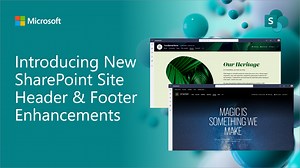 Introducing new SharePoint Site Header & Footer Enhancements | Microsoft Community Hub