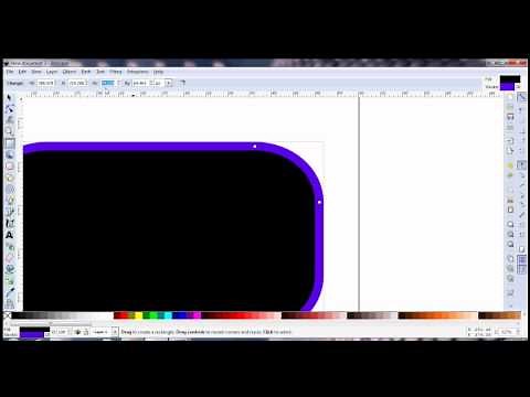 Inkscape Basics : Creating Rounded Rectangles