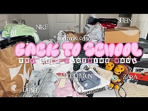 MY 2025 BACK TO SCHOOL CLOTHING HAUL + TRY ON|*SOPHOMORE EDITION*